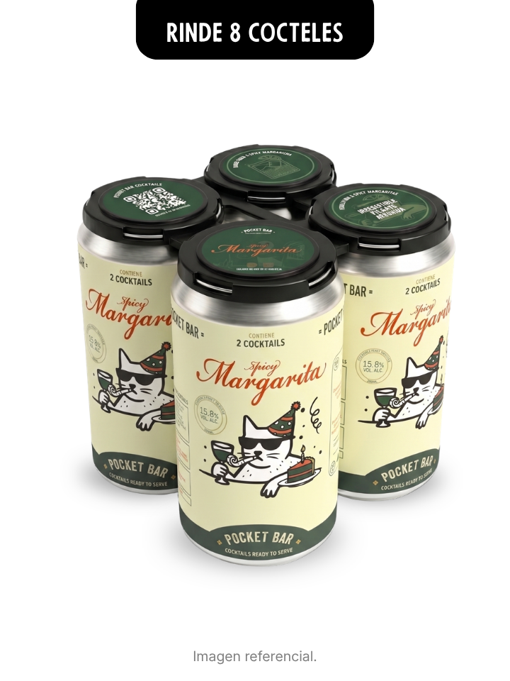Spicy Margarita Four Pack Edición Cumpleaños